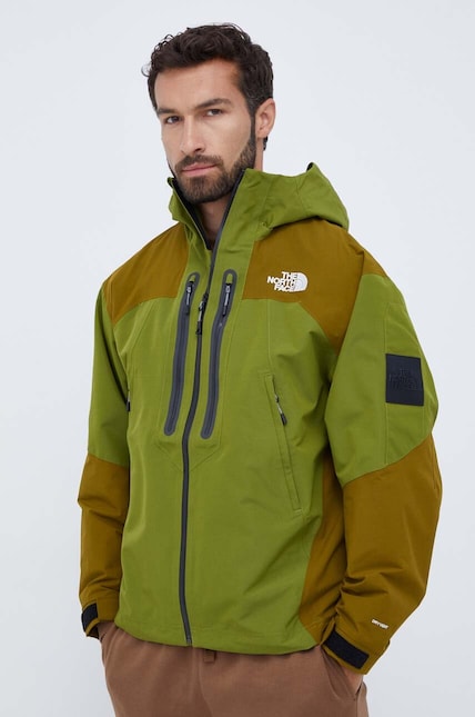The North Face geaca barbati, culoarea verde | ANSWEAR.ro