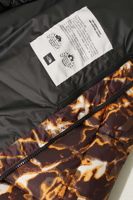 The North Face down jacket Lhotse Jacket men's brown color