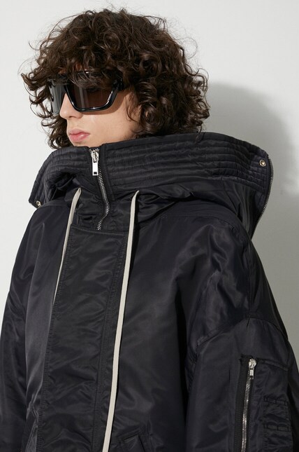 Rick Owens jacket men's black color at PRM US