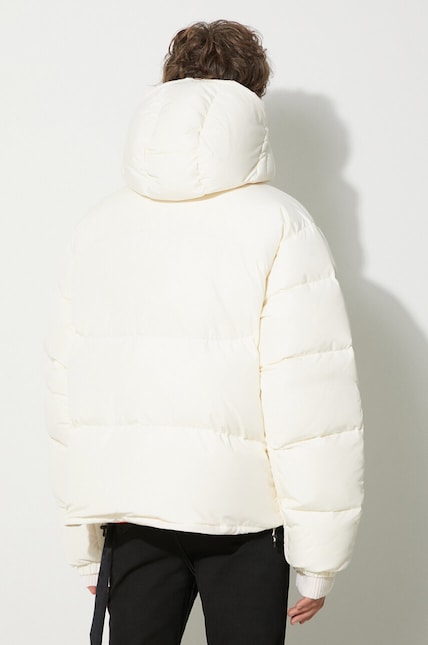 d*i様 HERON PRESTON ダウンジャケット Off white AL Heron Preston down jacket Hoodie Nylon Puffer PRM EU
