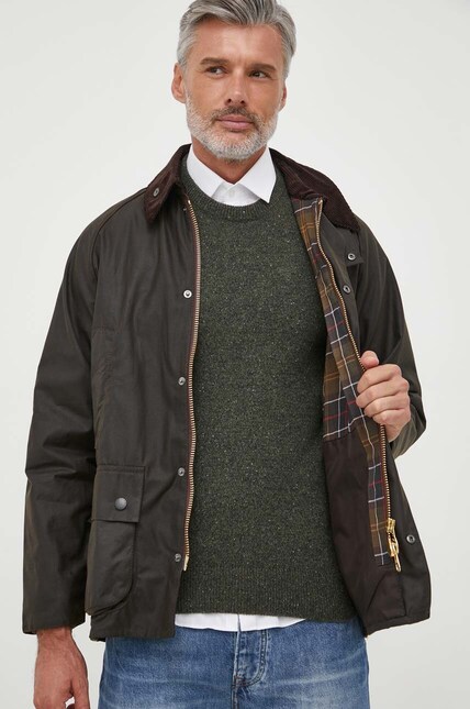 Barbour jachetă de bumbac Classic Bedale Wax Jacket culoarea maro