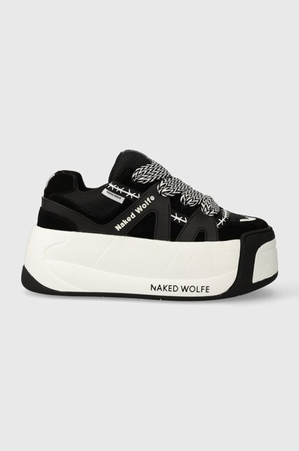 NAKED WOLFE ブラック スニーカー Naked Wolfe sneakers Slider black color at PRM US