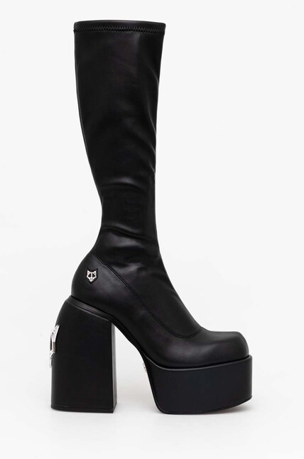 Naked Wolfe SPICE 厚底ブーツ ブラック Naked Wolfe boots Spice women's black color at PRM US