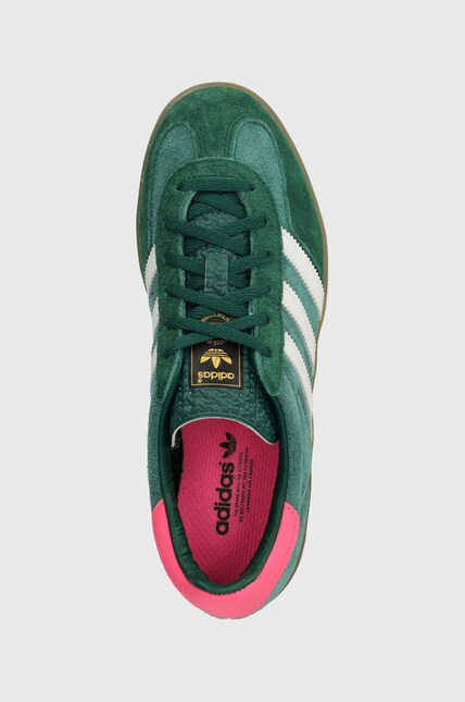 adidas Gazelle Indoor Collegiate Green Lucid Pink IG5929 at PRM US