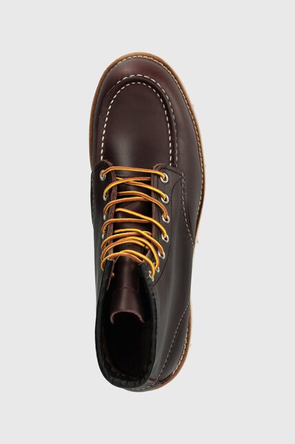 Red Wing leather shoes Moc Toe men's brown color 8847 at PRM US