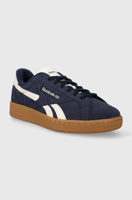 Reebok suede sneakers navy blue color at PRM US display picture 1