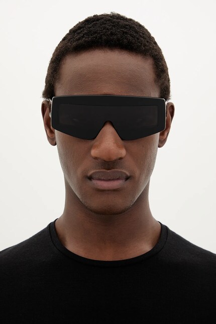 Rick Owens sunglasses black color at PRM US