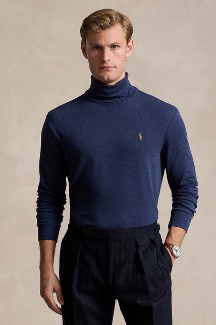 Polo Ralph Lauren cotton jumper navy blue color at PRM US