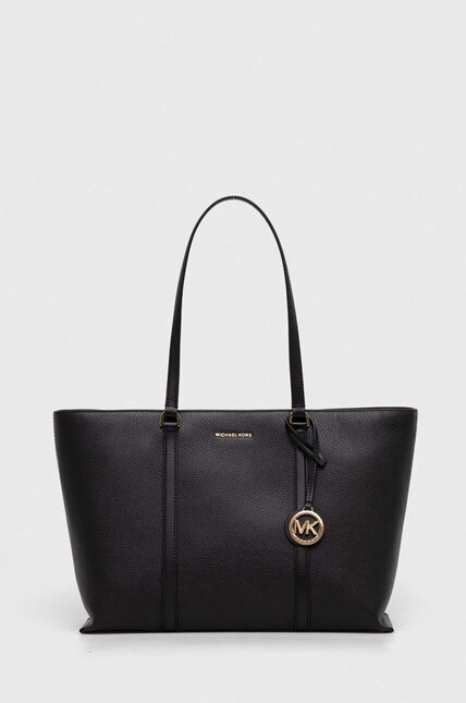 MICHAEL Michael Kors poseta de piele culoarea negru | ANSWEAR.ro
