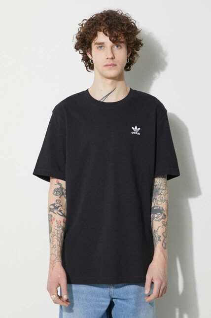 adidas Originals cotton t-shirt black color at PRM US