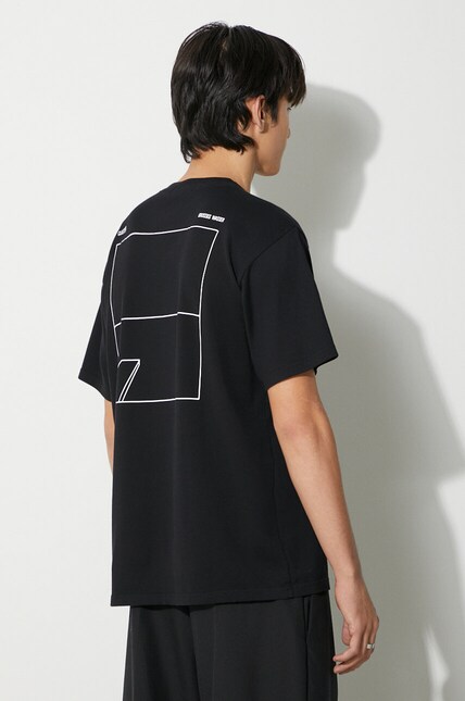 Undercover cotton t-shirt Tee men's black color UC2C3811 at PRM US