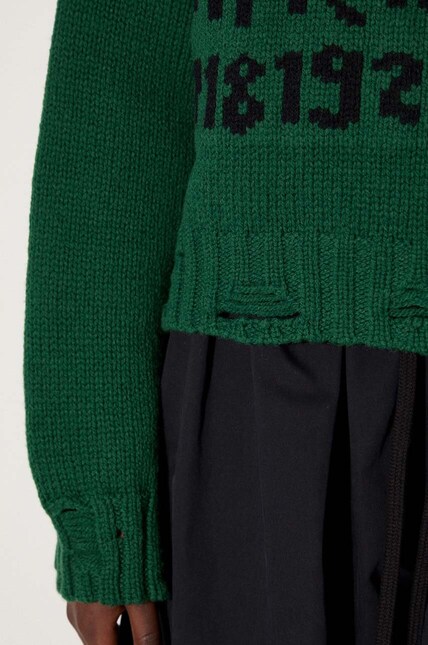 MM6 Maison Margiela wool jumper women's green color S62HL0029
