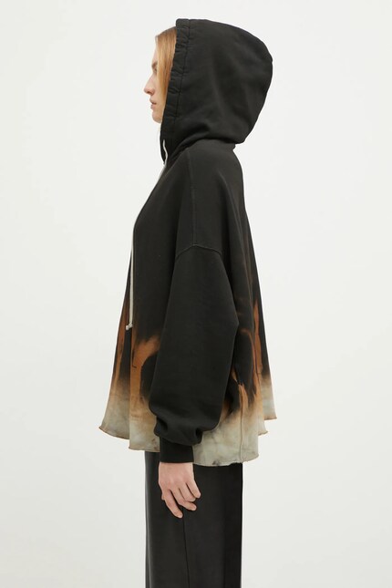 Rick Owens cotton sweatshirt Crater Hoodie PRM EU