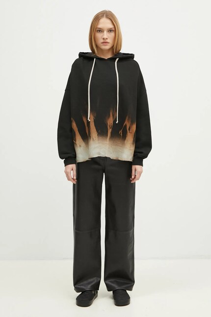 Rick Owens cotton sweatshirt Crater Hoodie PRM EU
