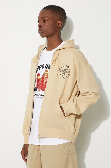 Carhartt WIP cotton sweatshirt Hooded Ablaze Jacket PRM EU