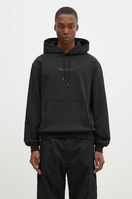 スウェット MAHARISHI Black Paneled Sweat Maharishi cotton sweatshirt Maharishi Organic Hooded Sweat men's