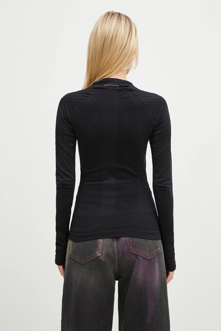 MM6 Maison Margiela longsleeve shirt women's black color S52NH0024