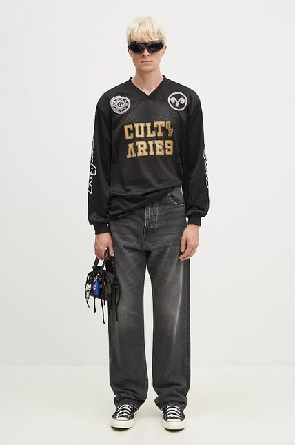 Aries longsleeve shirt Cult Leader Airtex Longsleeve Tee PRM EU