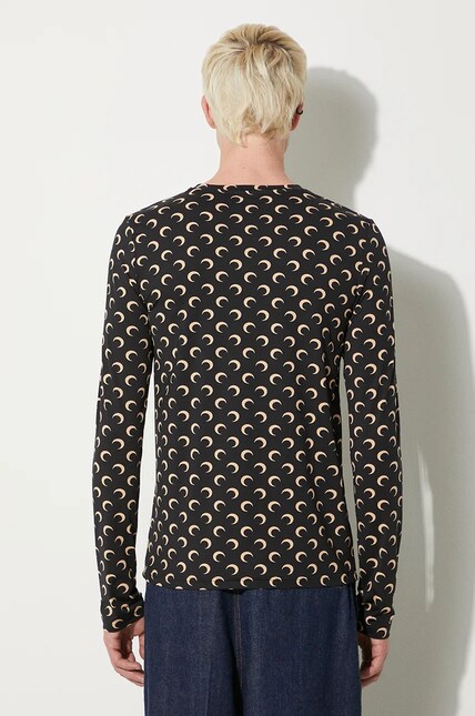 Marine Serre t-shirt Recycled Moon Jersey Second Skin Regular Top