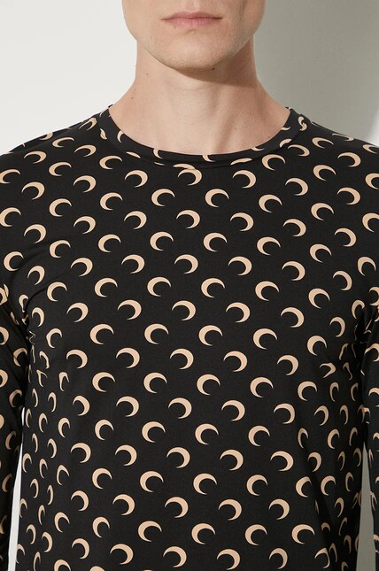 Marine Serre t-shirt Recycled Moon Jersey Second Skin Regular Top