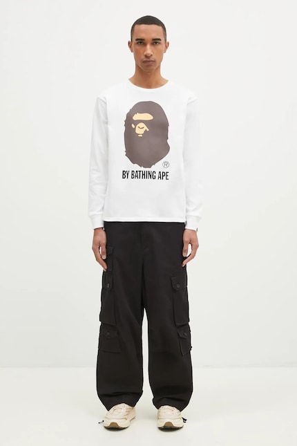 A BATHING APE ロンT A Bathing Ape cotton longsleeve top By Bathing Ape Longsleeve
