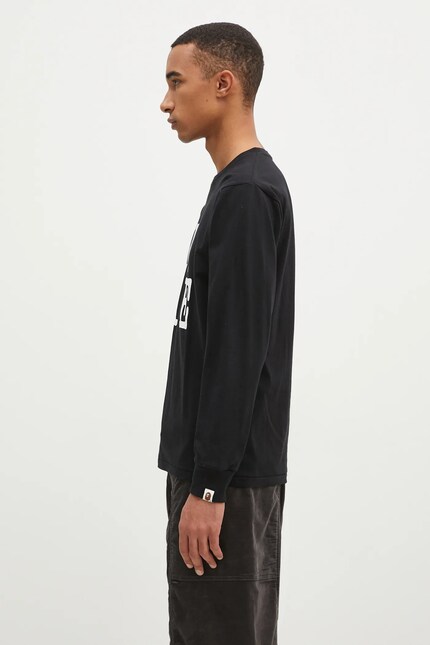 A Bathing Ape cotton longsleeve top I Love Bape Longsleeve PRM EU