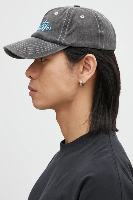 Butter Goods cotton baseball cap Jive Pinch Front Cap black color