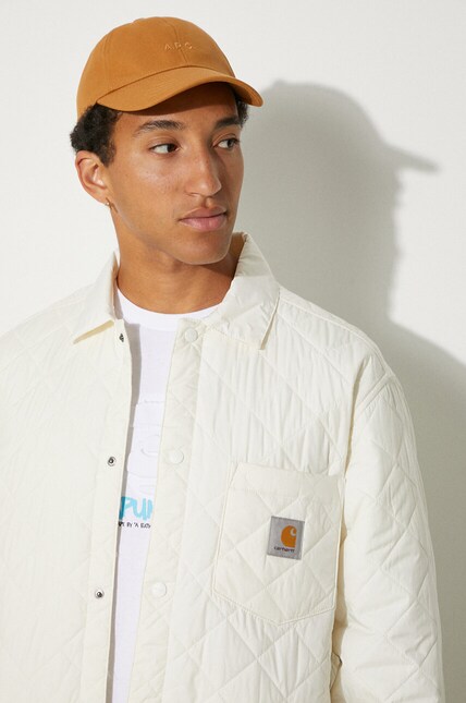 Carhartt WIP jacket Wadeson men's beige color I034363.D6XX at PRM US