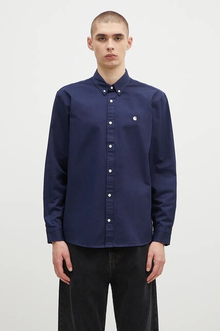 MADISON BLUE コットンシャツ　ネイビー　02 MADAME SHIRT RAMIE | MADISONBLUE