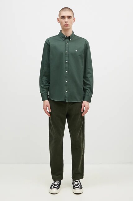 Carhartt WIP cotton shirt Longsleeve Madison Shirt PRM EU Carhartt WIP cotton shirt Longsleeve Madison Shirt PRM EU