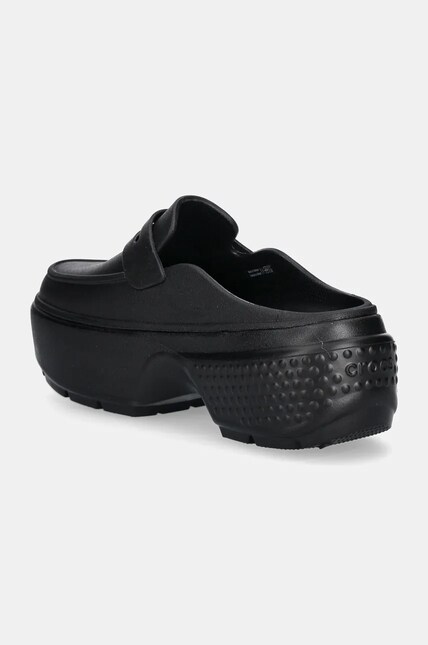 Crocs sliders Stomp Loafer Clog women's black color 209937 at PRM US