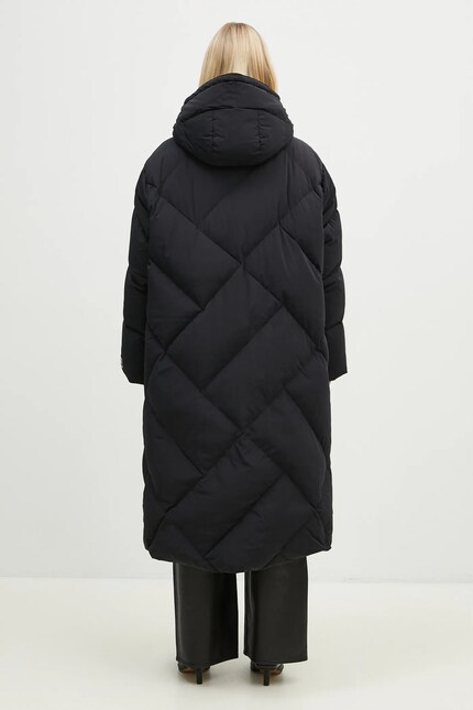 Kenzo down jacket Long Down Jacket women's black color
