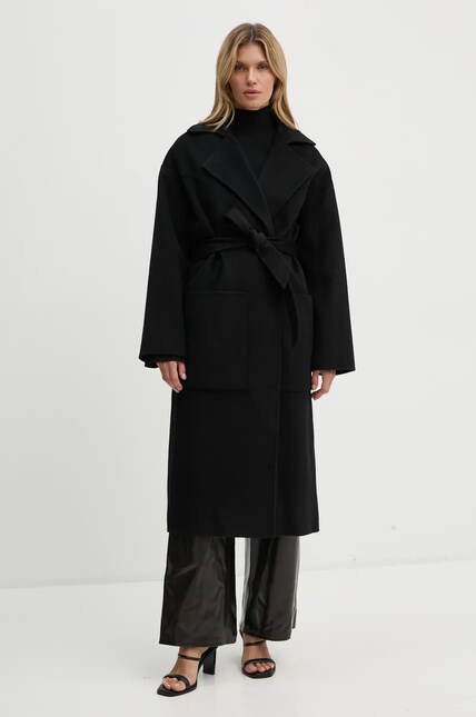 long coat nanushka wool coat