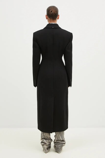 Sportmax wool coat Arabia1234 black color 2422016043600 at PRM US