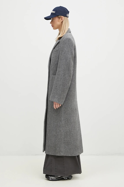 Sportmax wool coat Billy gray color 2422016072600 at PRM US Sportmax wool coat Billy gray color 2422016072600 at PRM US