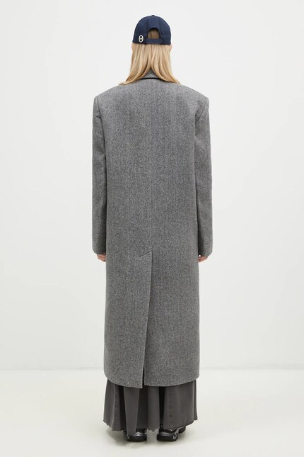Sportmax wool coat Billy gray color 2422016072600 at PRM US