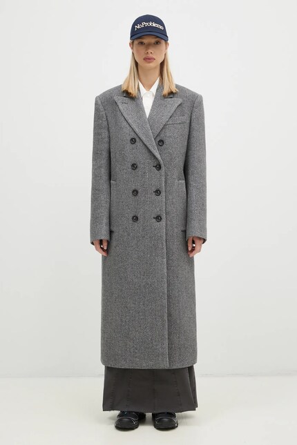 Sportmax wool coat Billy gray color 2422016072600 at PRM US
