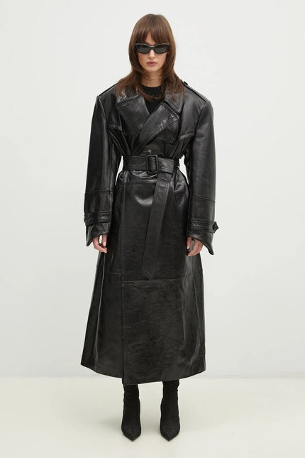 Sportmax leather coat Alfeo1234 PRM EU