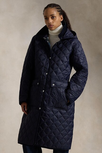 Polo Ralph Lauren coat women's navy blue color 211941002 at PRM US