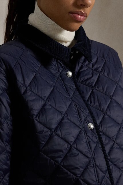 Polo Ralph Lauren coat women's navy blue color 211941002 at PRM US