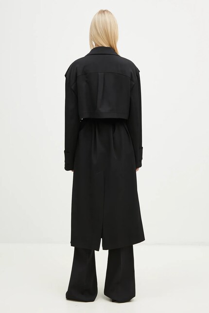 JW Anderson Longline Trench Coat black color CO0310.PG0011.999 at