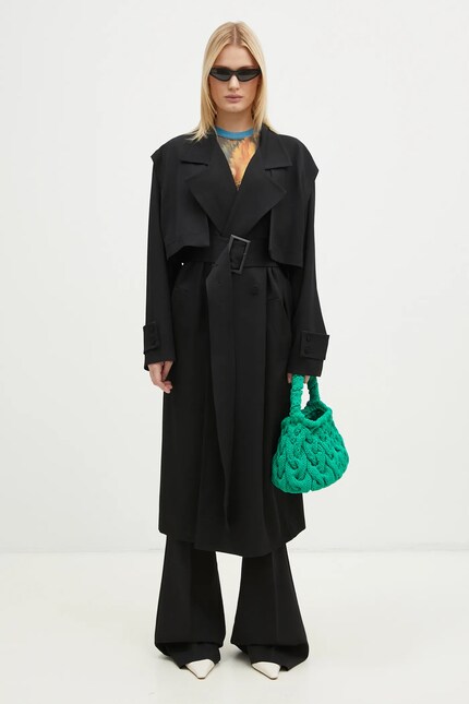 JW Anderson Longline Trench Coat black color CO0310.PG0011.999 at