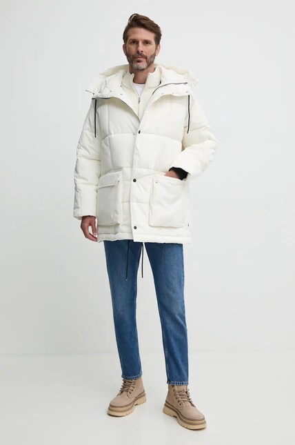 Куртка Armani Exchange мужская цвет белый зимняя XM000021 AF10247