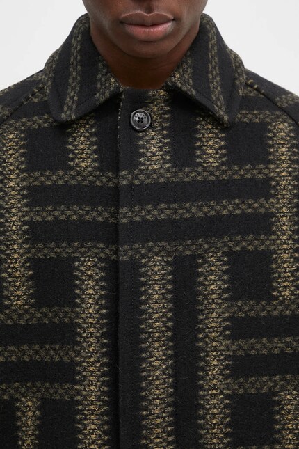 Kenzo wool coat Weave Overcoat PRM EU