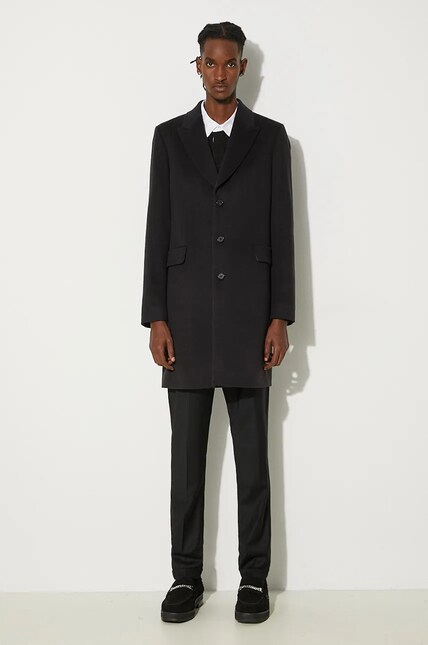 Paul Smith wool coat navy blue color M1R-222P-J00110 at PRM US