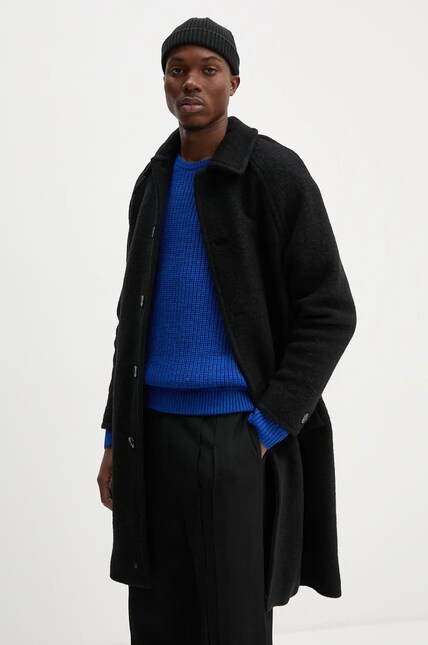 ジャケット・アウター Martine Sitbon archive size40 A.P.C. coat manteau gaston men's black color WVBCA.H01516 at PRM US