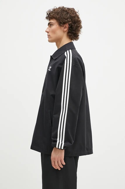 adidas Originals jacket Mesh Coach men's black color IZ1831 at PRM US