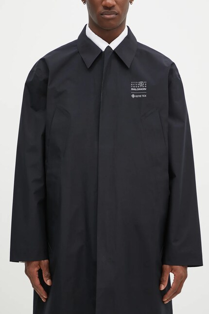 MM6 Maison Margiela coat x Salomon men's black color SH0AH0003