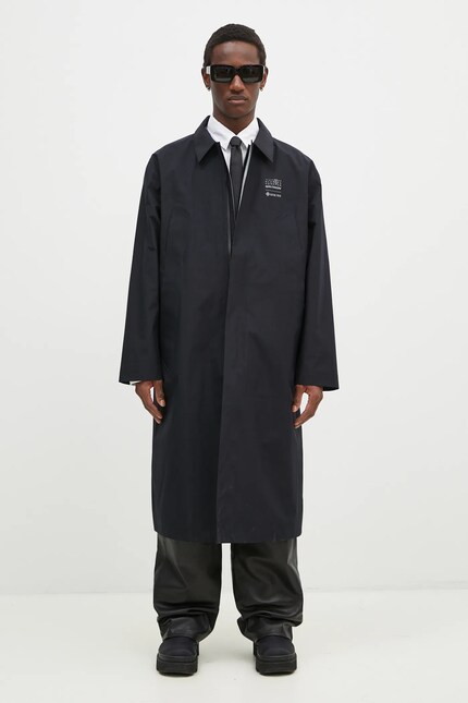 MM6 Maison Margiela coat x Salomon men's black color SH0AH0003