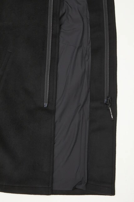 Y-3 wool coat Mellton Coat black color IW7500 at PRM US